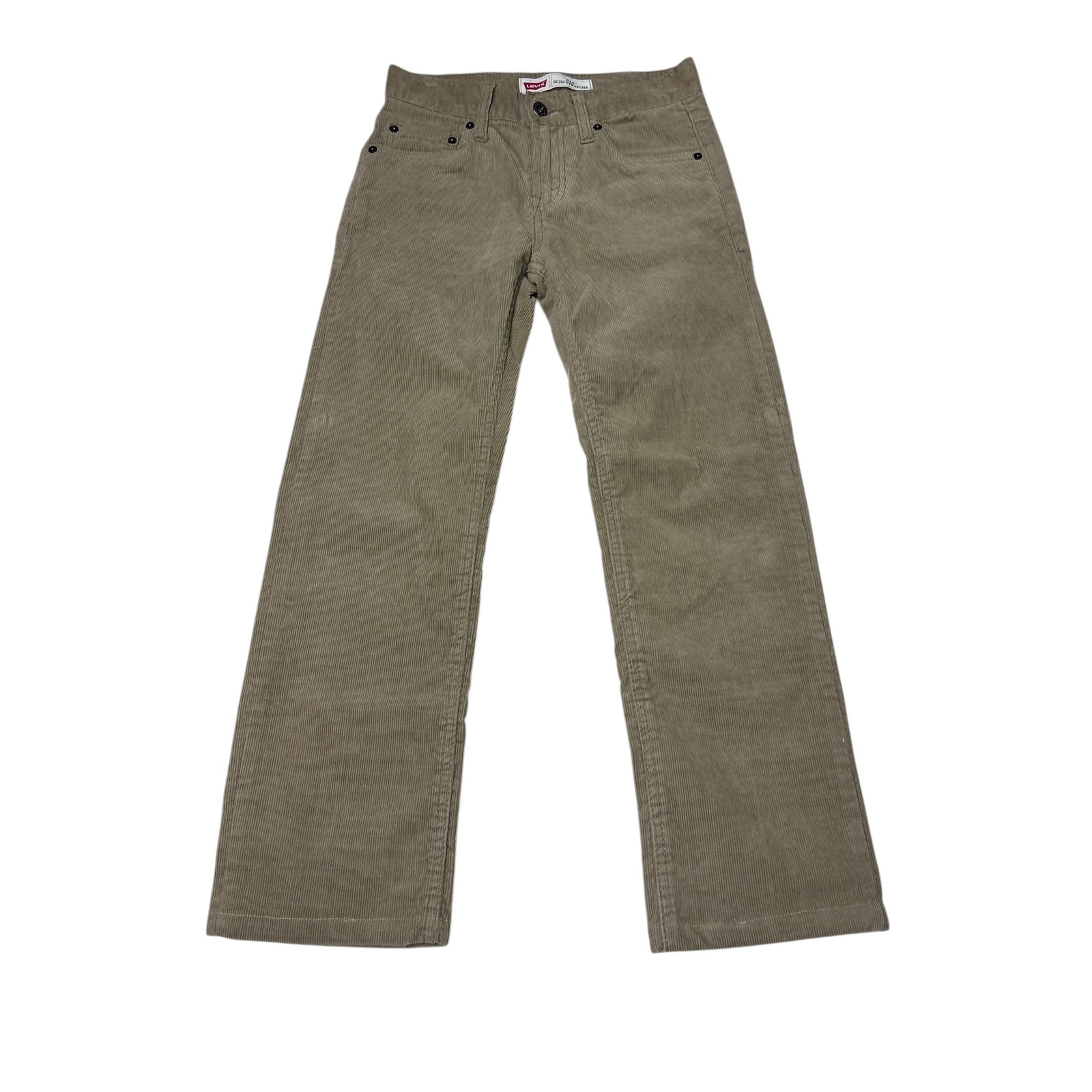 Levi's 514 Slim Straight Corduroy Pants Tan Women's Size 12 Reg W26 L26